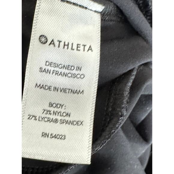 Athleta Stella Shale Black Ankle Zip Stretch Trouser Pants Women's Size 4 - Picture 8 of 11